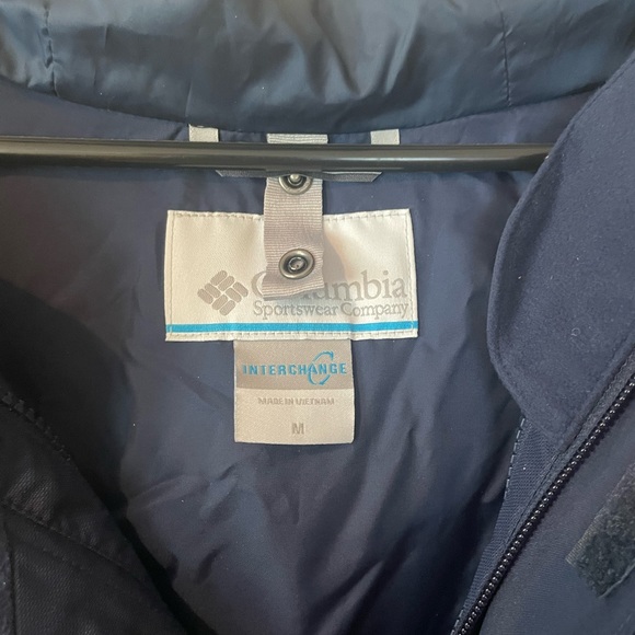 Men's Columbia Omni-Tech Interchange Rain Jacket - Picture 5 of 6